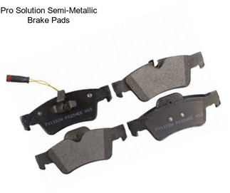 Pro Solution Semi-Metallic Brake Pads