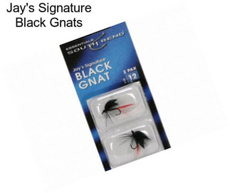 Jay\'s Signature Black Gnats