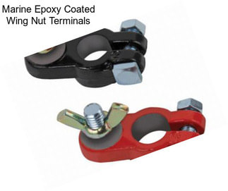 Marine Epoxy Coated Wing Nut Terminals