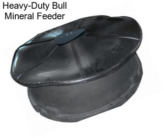 Heavy-Duty Bull Mineral Feeder