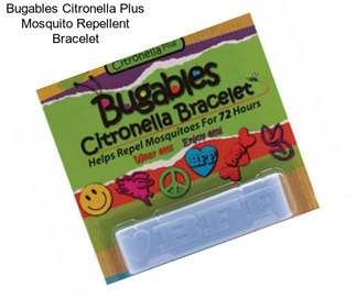 Bugables Citronella Plus Mosquito Repellent Bracelet