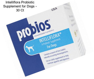 Intelliflora Probiotic Supplement for Dogs - 30 Ct