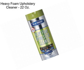 Heavy Foam Upholstery Cleaner - 22 Oz.