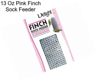 13 Oz Pink Finch Sock Feeder