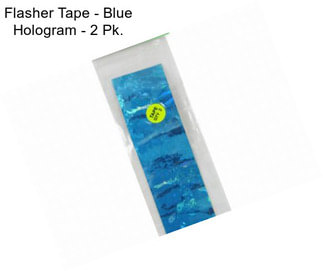 Flasher Tape - Blue Hologram - 2 Pk.