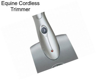 Equine Cordless Trimmer