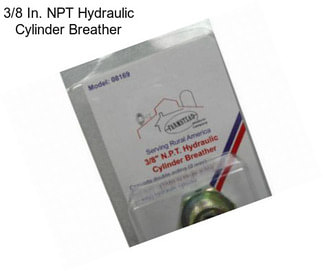 3/8 In. NPT Hydraulic Cylinder Breather