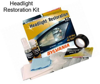 Headlight Restoration Kit