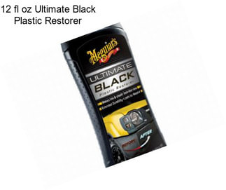 12 fl oz Ultimate Black Plastic Restorer