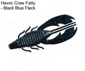 Havoc Craw Fatty - Black Blue Fleck