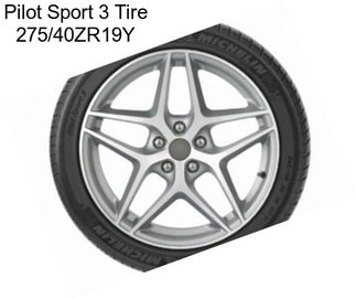 Pilot Sport 3 Tire 275/40ZR19Y