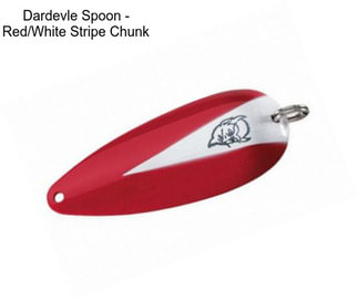 Dardevle Spoon - Red/White Stripe Chunk