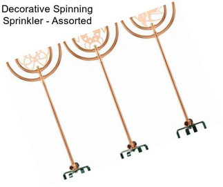 Decorative Spinning Sprinkler - Assorted