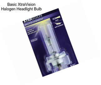 Basic XtraVision Halogen Headlight Bulb