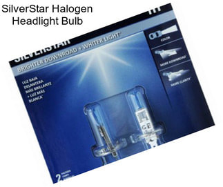 SilverStar Halogen Headlight Bulb