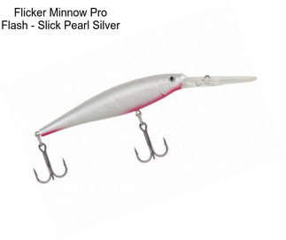 Flicker Minnow Pro Flash - Slick Pearl Silver