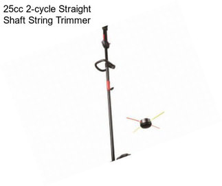 25cc 2-cycle Straight Shaft String Trimmer