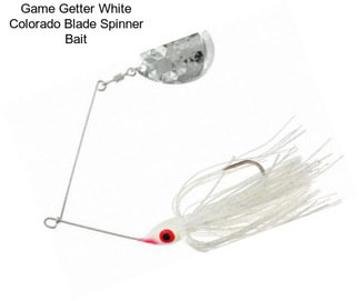 Game Getter White Colorado Blade Spinner Bait