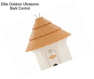 Elite Outdoor Ultrasonic Bark Control