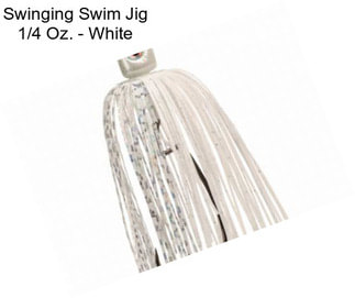 Swinging Swim Jig 1/4 Oz. - White