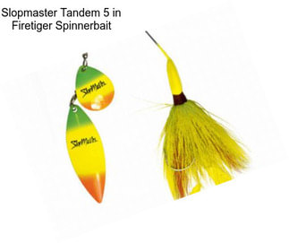 Slopmaster Tandem 5 in Firetiger Spinnerbait