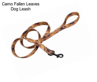 Camo Fallen Leaves Dog Leash