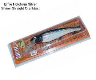 Ernie Holoform Silver Shiner Straight Crankbait