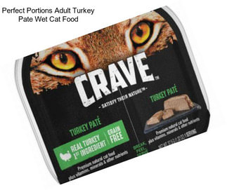 Perfect Portions Adult Turkey Pate Wet Cat Food