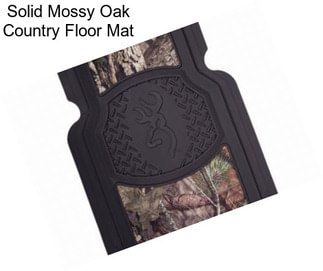 Solid Mossy Oak Country Floor Mat