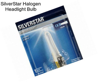 SilverStar Halogen Headlight Bulb