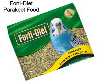 Forti-Diet Parakeet Food