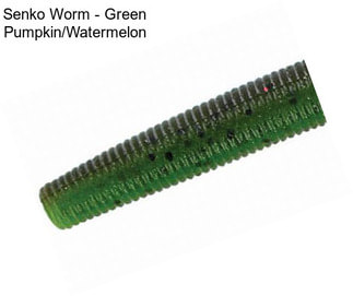 Senko Worm - Green Pumpkin/Watermelon