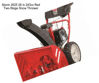 Storm 2625 26 in 243cc Red Two-Stage Snow Thrower