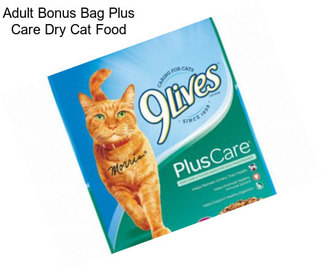 Adult Bonus Bag Plus Care Dry Cat Food