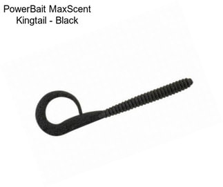 PowerBait MaxScent Kingtail - Black