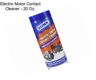 Electric Motor Contact Cleaner - 20 Oz.