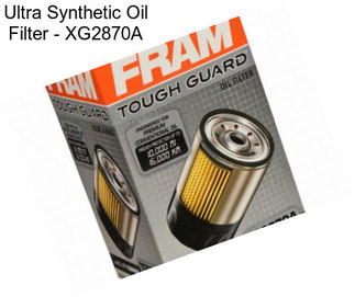 Ultra Synthetic Oil Filter - XG2870A