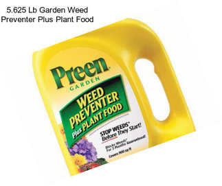 5.625 Lb Garden Weed Preventer Plus Plant Food
