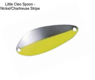 Little Cleo Spoon - Nickel/Chartreuse Stripe