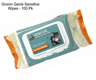 Groom Genie Sensitive Wipes - 100 Pk