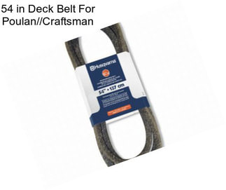 54 in Deck Belt For Poulan//Craftsman