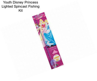 Youth Disney Princess Lighted Spincast Fishing Kit