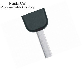 Honda R/W Programmable ChipKey