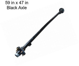 59 in x 47 in Black Axle