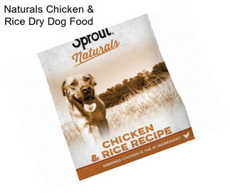 Naturals Chicken & Rice Dry Dog Food