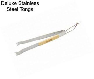 Deluxe Stainless Steel Tongs