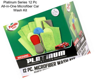 Platinum Series 12 Pc All-in-One Microfiber Car Wash Kit