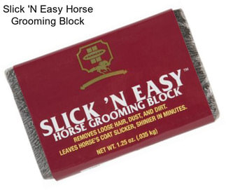 Slick \'N Easy Horse Grooming Block