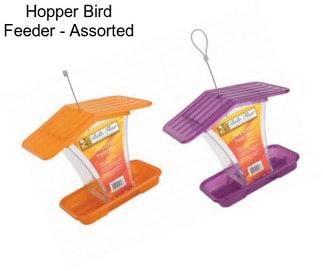 Hopper Bird Feeder - Assorted