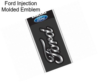 Ford Injection Molded Emblem